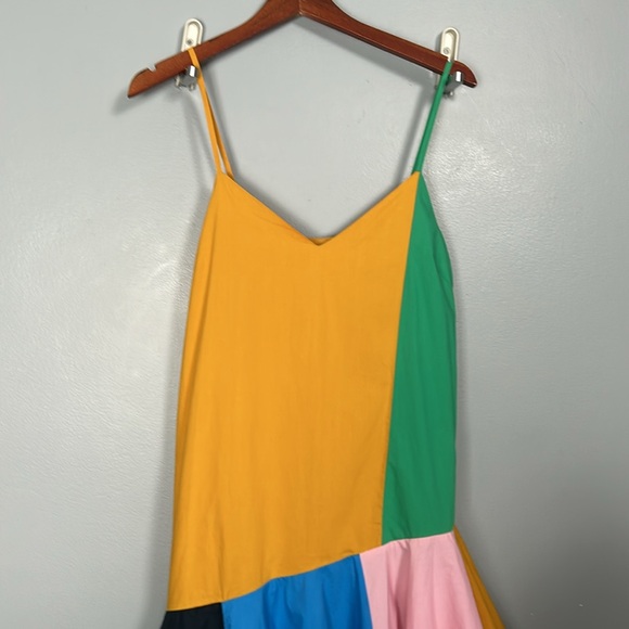 English Factory Midi Colorblock Dress Sz small- gently used - Picture 7 of 16